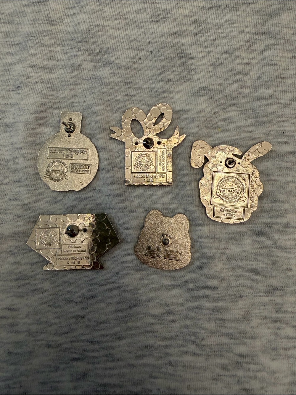 Authentic Disney pin Mystery pack of 5